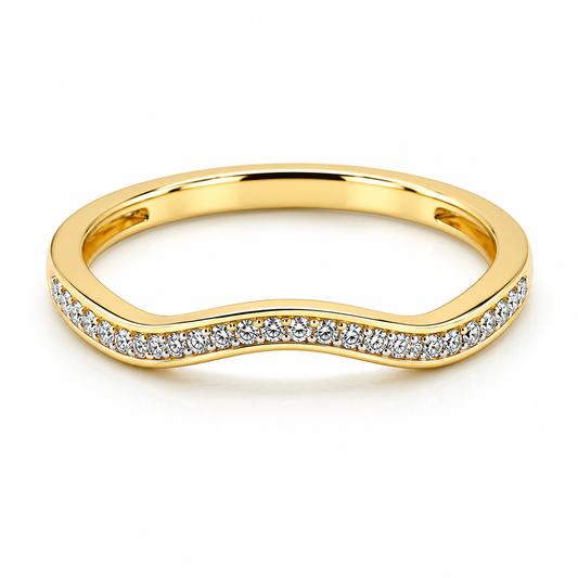 Churumbela en oro amarillo de 14 Kilates montado en diamantes naturales | 22CHA216431LQ