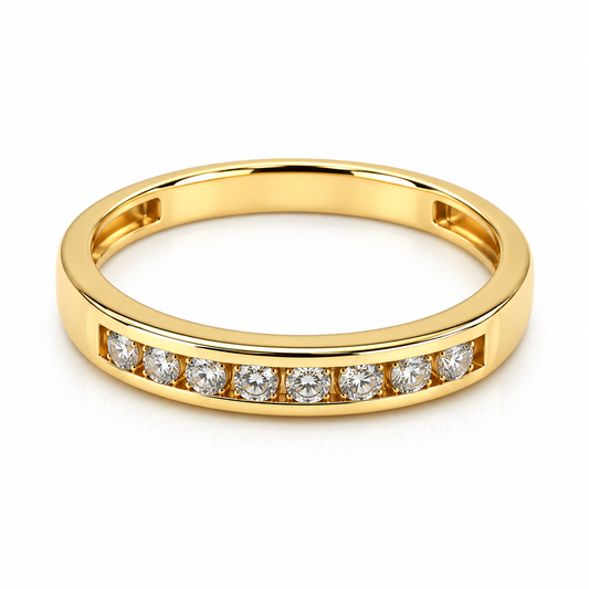 Churumbela en oro amarillo de 14 Kilates con Diamantes naturales | 22CHA918LQ