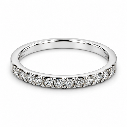 Churumbela en oro blanco de 14 Kilates con Diamantes naturales | 22CHB130852LQ
