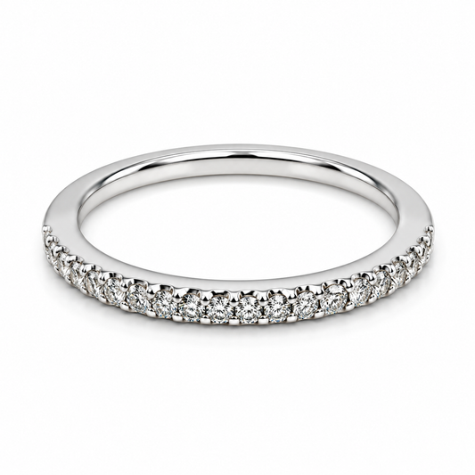 Churumbela en oro blanco de 14 Kilates con Diamantes naturales | 22CHB172033LQ
