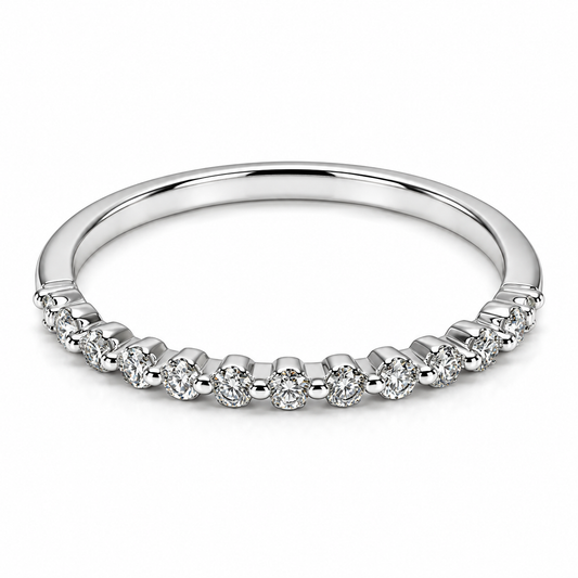 Churumbela en oro blanco de 14 Kilates con Diamantes naturales | 22CHB248898LQ