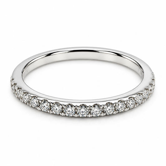 Churumbela en oro blanco de 14 Kilates con Diamantes naturales | 22CHB86941LQ