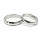 24PTU414LQ Par de Argollas de Matrimonio en Platino .950