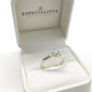 25JCL09LQ Anillo de compromiso con Diamante de Laboratorio en oro de 14 Kilates