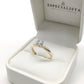 25JCL09LQ Anillo de compromiso con Diamante de Laboratorio en oro de 14 Kilates