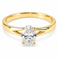 Anillo con Diamante Oval
