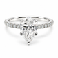 25JCL303569LQ  Anillo de compromiso en oro blanco de 14 kilates con Diamante de Laboratorio
