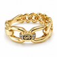 30JC58LQ Anillo Monaco en oro amarillo de 10 Kilates