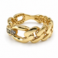 30JC58LQ Anillo Monaco en oro amarillo de 10 Kilates