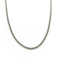 6040039LQ Cadena de oro blanco de 14 Kilates tipo Popcorn