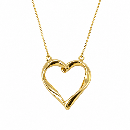 Collar en oro de 14 Kilates con colgante de corazón | 6040042LQ