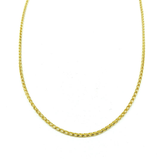 6040067LQ Cadena Franco en oro amarillo de 14 kilates
