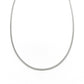 6040070LQ Cadena Franco en oro blanco de 14 kilates