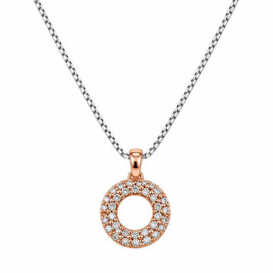 Collar en oro de 14 Kilates con circonias | 6040194LQ