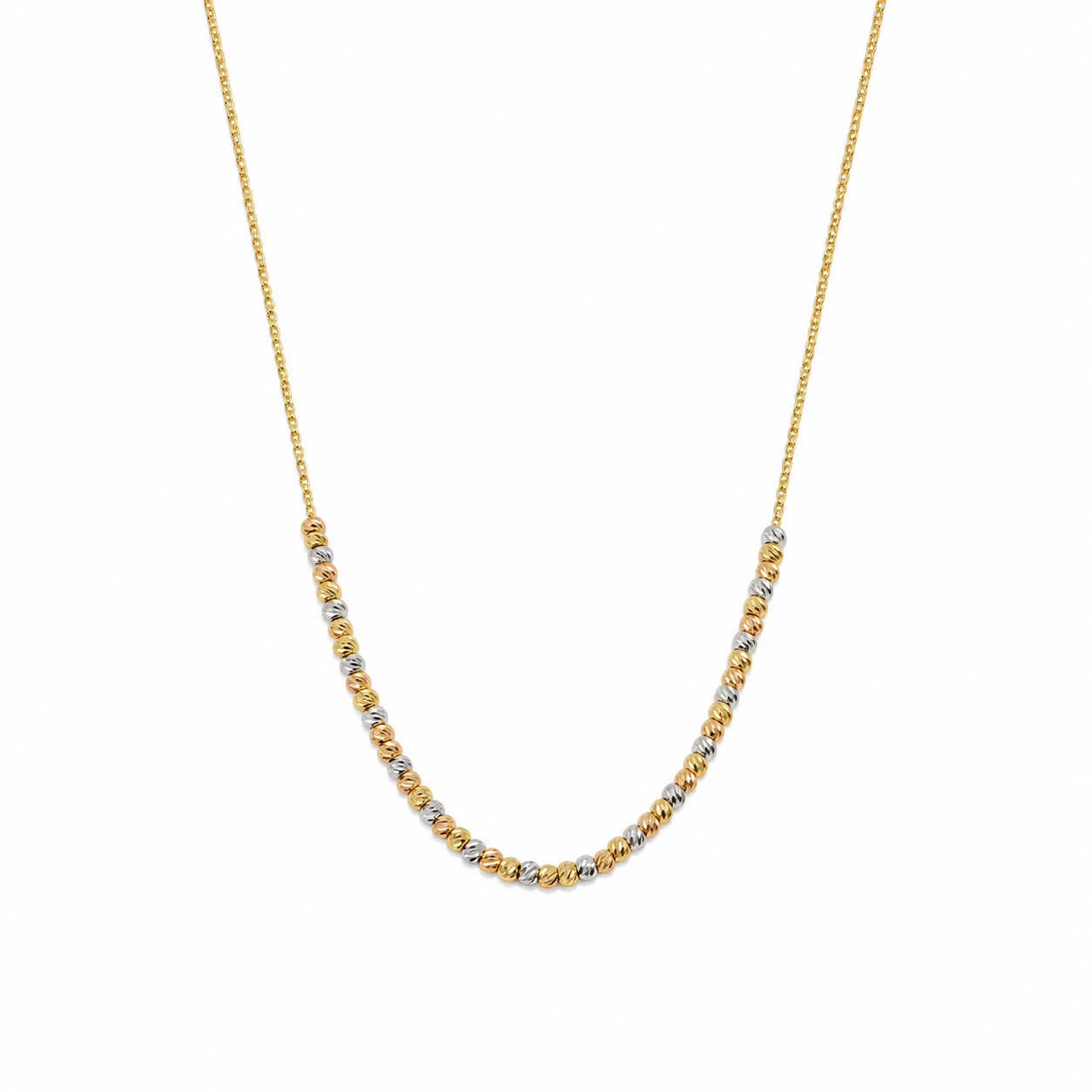 6040234LQ Collar en oro florentino de 14 Kilates