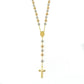 6040251LQ Rosario en oro florentino de 14 Kilates