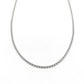 6040257LQ Cadena Franco en oro blanco de 14 kilates