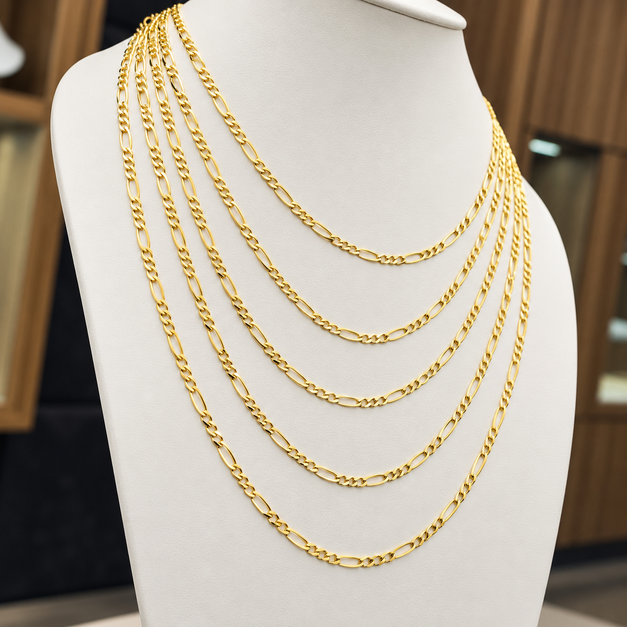 6050061LQ Cadena tipo Cartier en oro de 10 Kilates