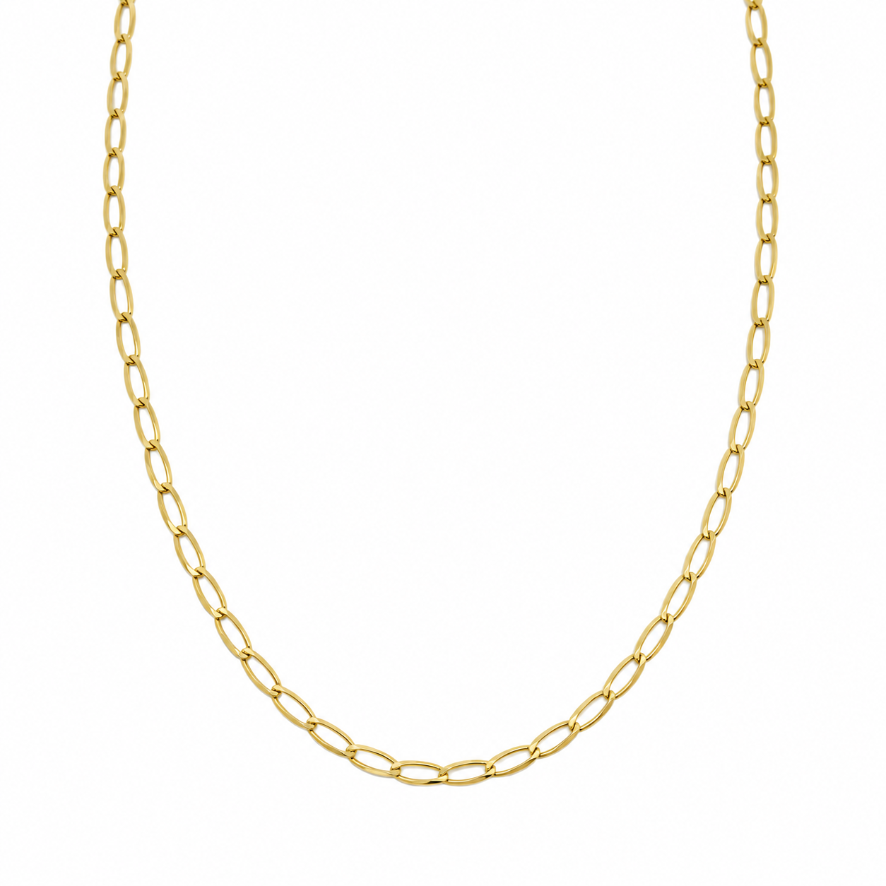 6050078LQ Cadena de eslabones en oro amarillo de 10 kilates