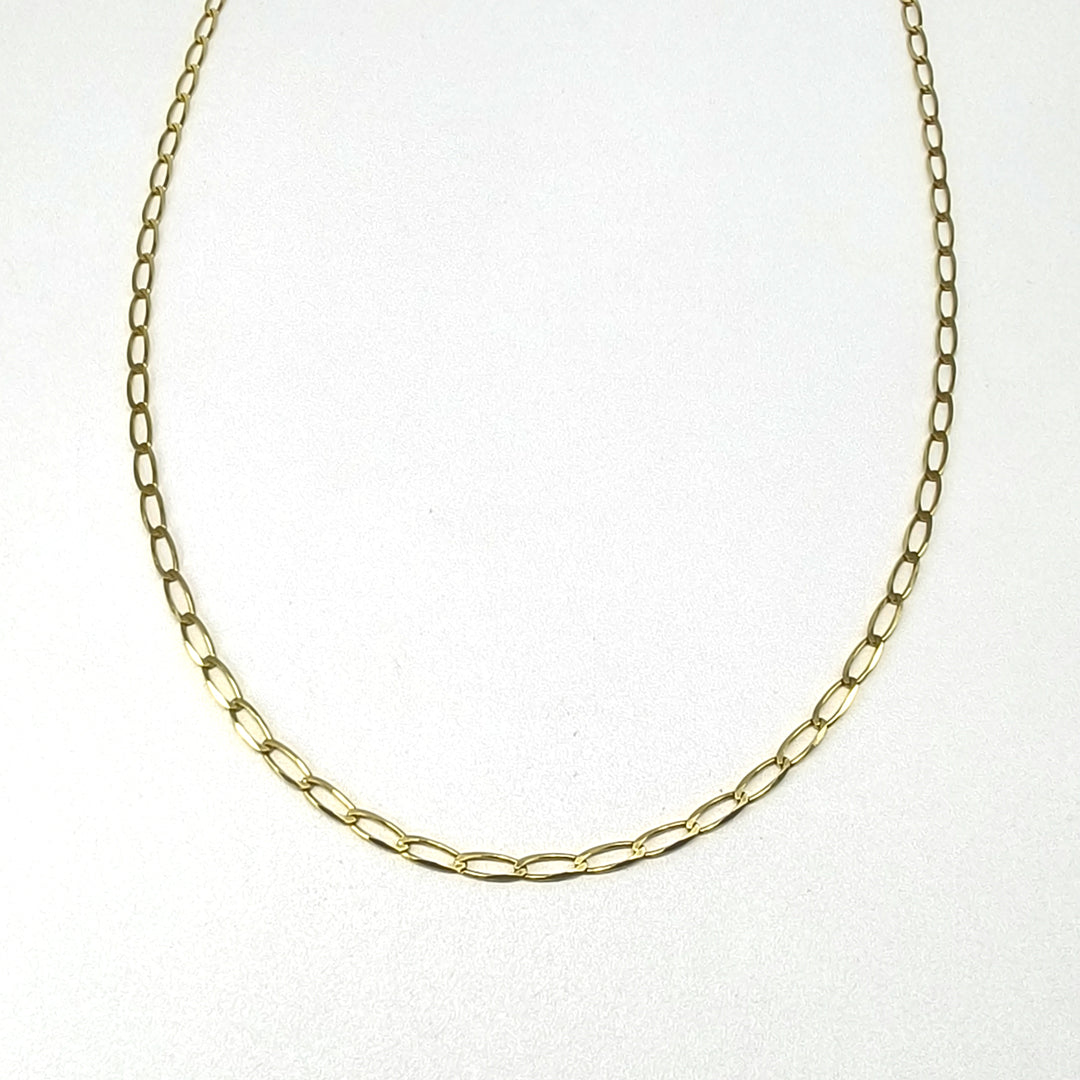 6050078LQ Cadena de eslabones en oro amarillo de 10 kilates