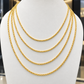 6050080LQ Cadena tipo Bizantino de oro de 10 Kilates