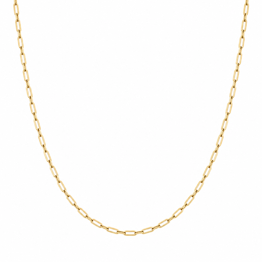 Cadena tipo Clip en oro de 10 Kilates. Disponible en 40,45,50 y 55cm de largo | 6050112LQ