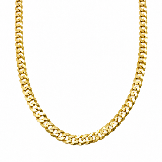 Cadena tipo cubana en oro amarillo de 10 kilates | 6050142LQ