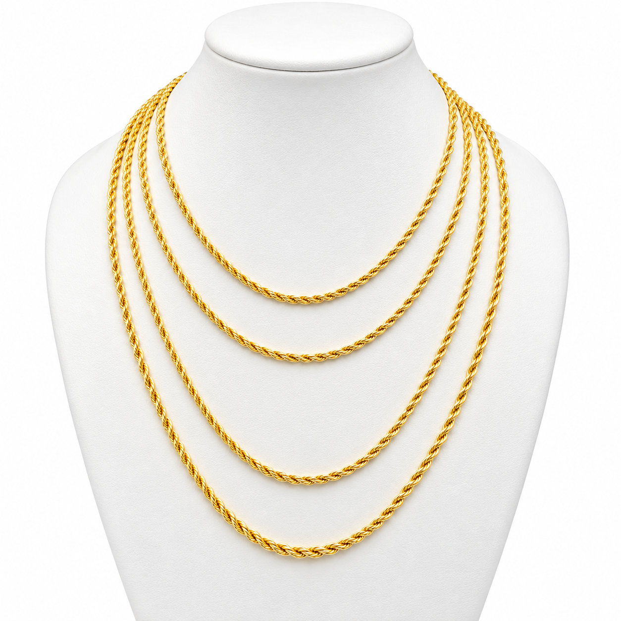 Cadena tipo torsal en oro amarillo de 10 Kilates | 6050176LQ