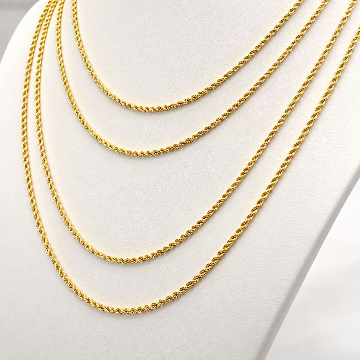 Cadena tipo torsal en oro amarillo de 10 Kilates | 6050176LQ