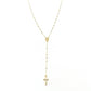 6050177LQ Rosario en oro florentino de 10 Kilates