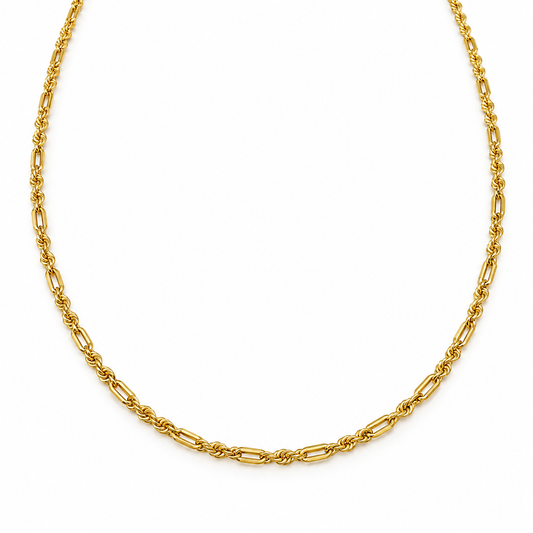 Torsal tipo Figaro en oro amarillo de 10 Kilates | 6050184LQ