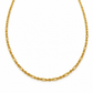 Torsal tipo Figaro en oro amarillo de 10 Kilates | 6050184LQ