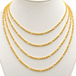 Torsal tipo Figaro en oro amarillo de 10 Kilates | 6050184LQ