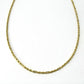 6050184LQ Torsal tipo Figaro en oro amarillo de 10 Kilates