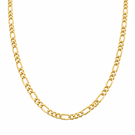 Cadena eslabones 3x1 en oro amarillo de 10 Kilates. Disponibles en varios largos | 6050189LQ