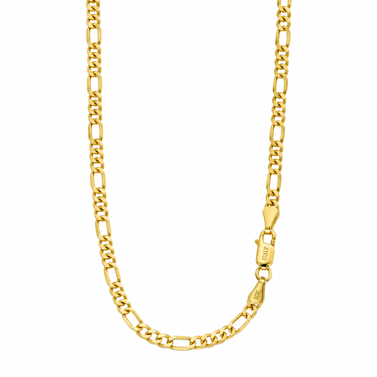 6050333LQ Cadena de eslabones 3x1 en oro amarillo de 10 Kilates