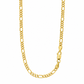 6050333LQ Cadena de eslabones 3x1 en oro amarillo de 10 Kilates