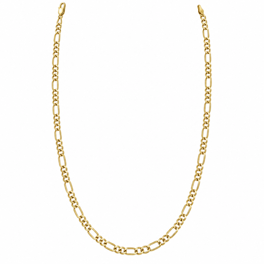 Cadena de eslabones 3x1 en oro amarillo de 10 Kilates | 6050339LQ