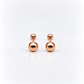 61AR10085LQ Broquel esfera en oro rosa de 10 Kilates