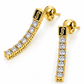61AR10431LQ Aretes en Oro Amarillo de 10 kilates