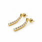 61AR10431LQ Aretes en Oro Amarillo de 10 kilates