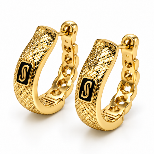 Arracadas Monaco Chain en oro amarillo de 10 Kilates | 61AR10434LQ