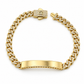 Esclava con placa en oro amarillo de 10 Kilates de 18cm | 6210284LQ