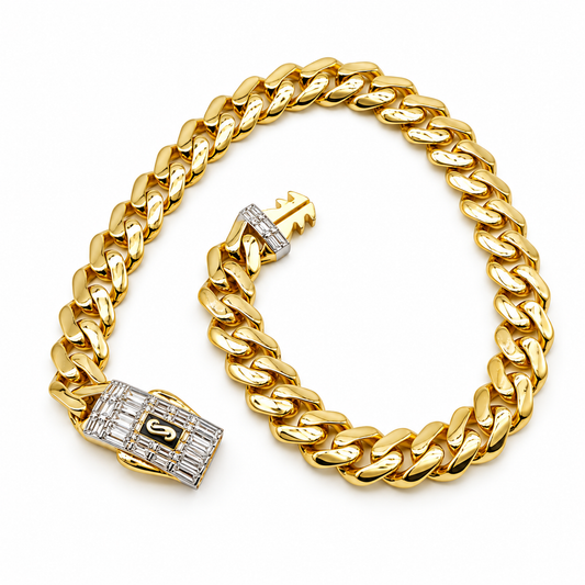 Pulso Monaco en oro amarillo de 10 Kilates | 6210398LQ