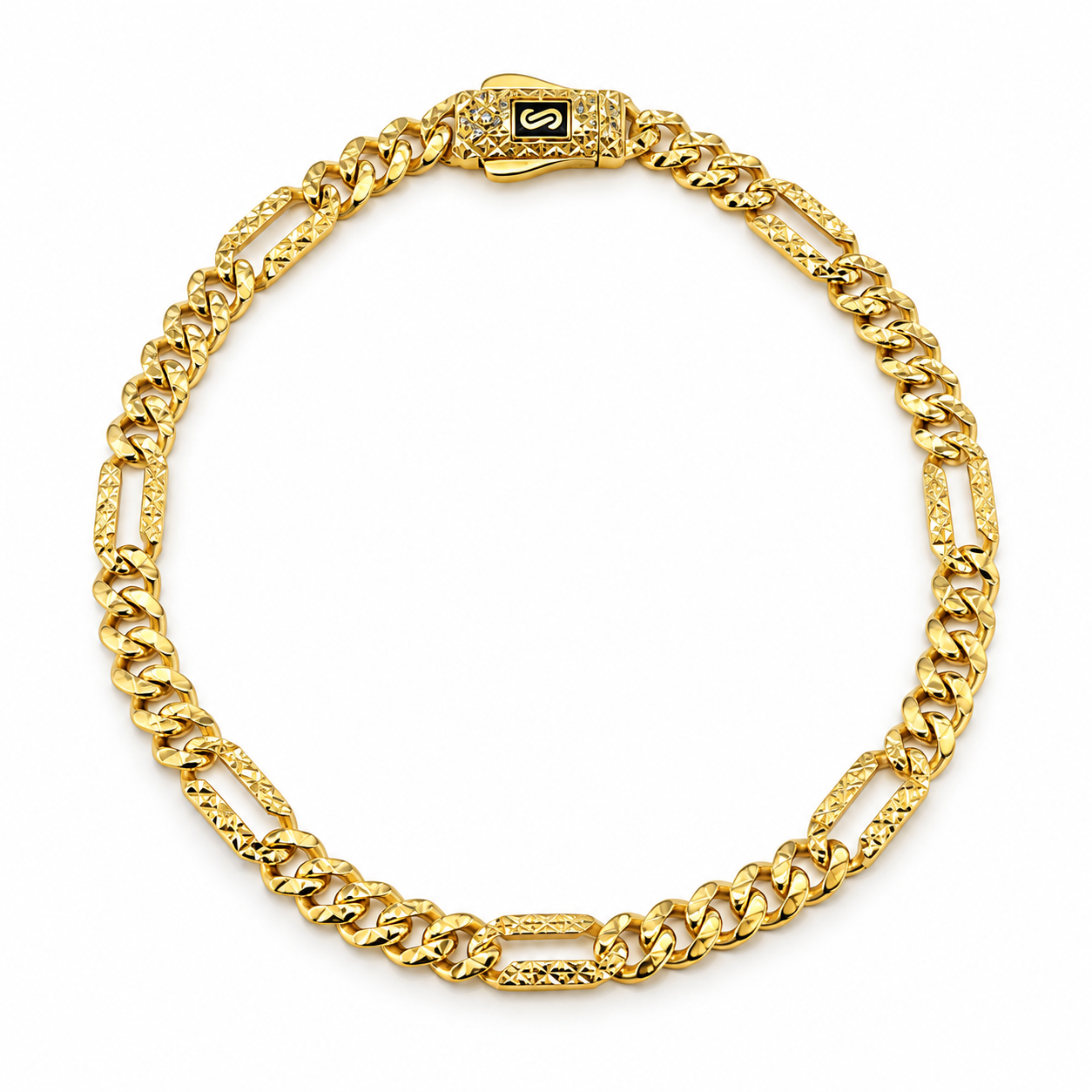 6210421LQ Pulso Monaco en oro amarillo de 10 Kilates