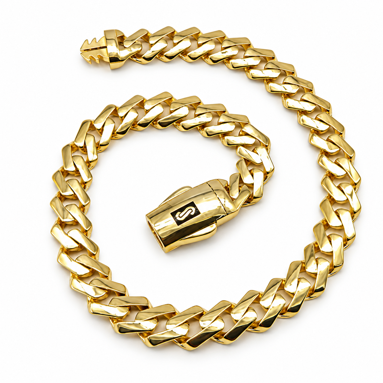 6210422LQ Pulso Monaco en oro amarillo de 10 Kilates