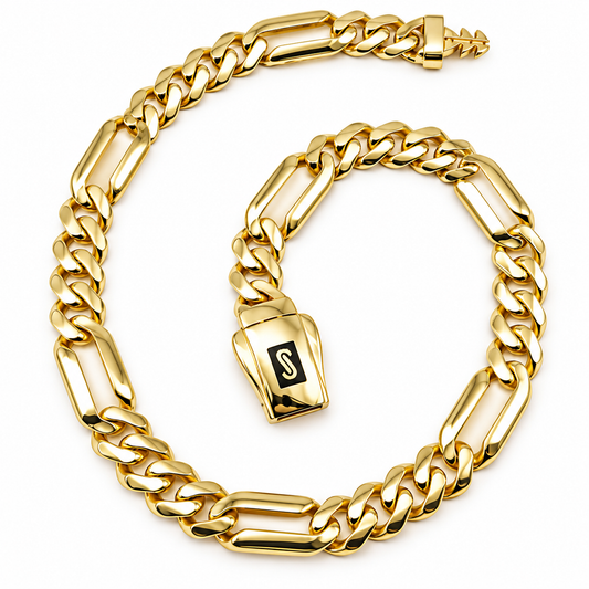 Pulso Monaco en oro amarillo de 10 kilates | 6210423LQ