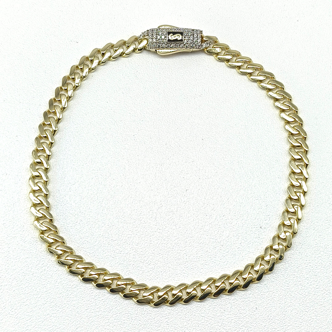 6210424LQ Pulso Mónaco en oro amarillo de 10 kilates.