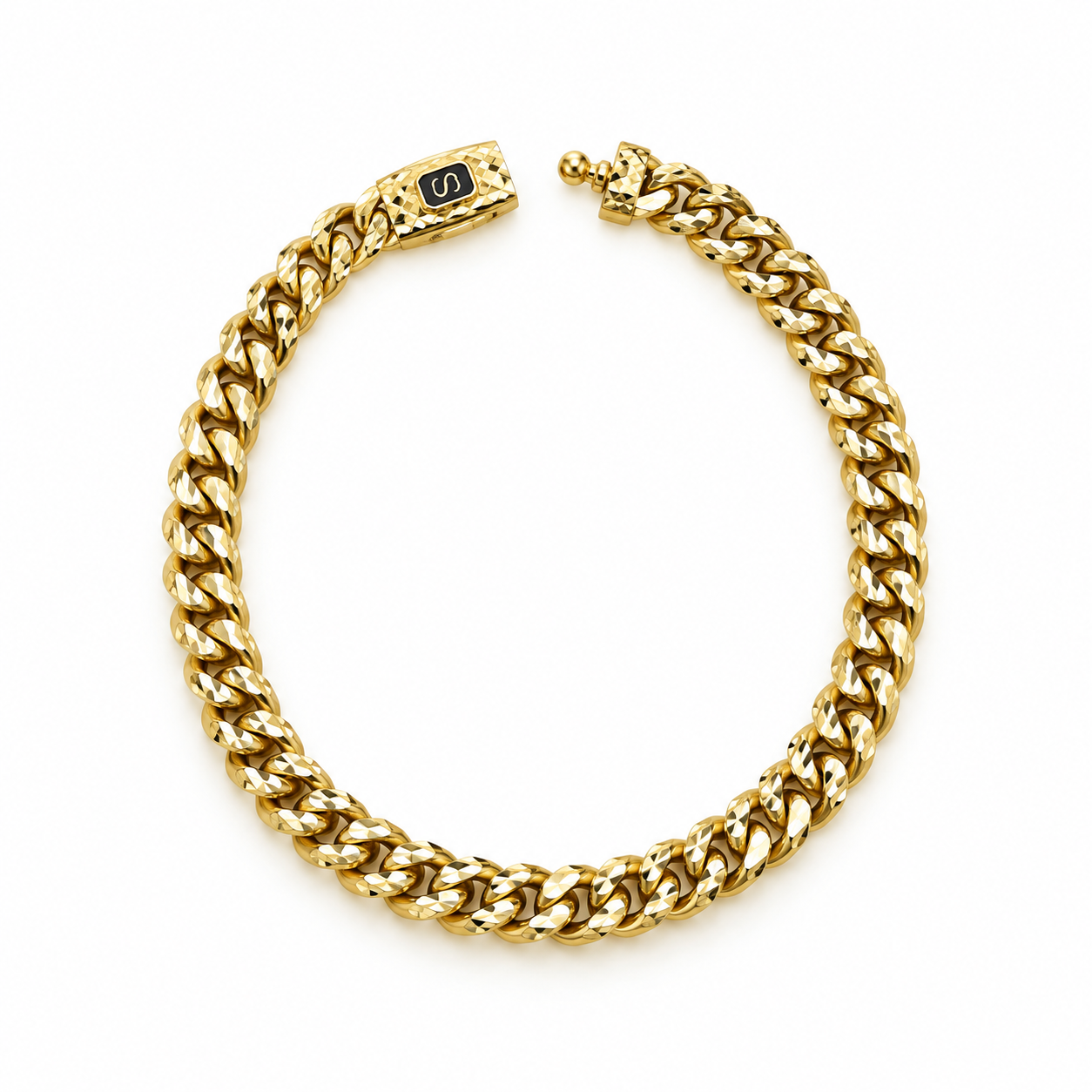 6210479LQ Pulso Mónaco en oro amarillo de 10 kilates.