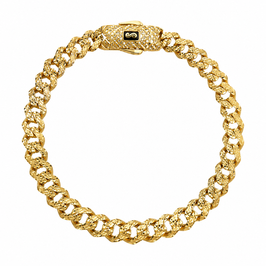 Pulso Monaco en oro amarillo de 14 Kilates | 6220195LQ